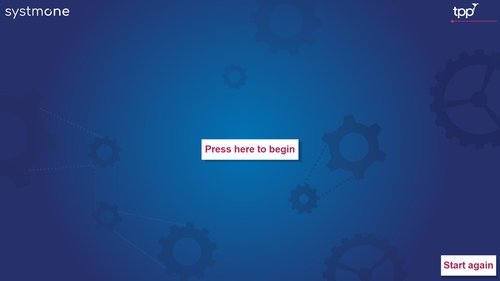 Self check-in screen